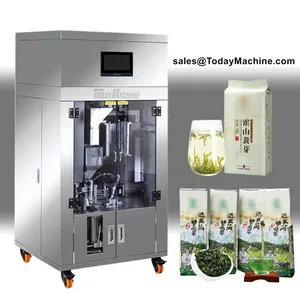 Automatic Tea Leaf Rice Coffee Salt Sugar Peaunt Granule Vacuum Premade Pouch Filling Packing Machine thumbnail-4