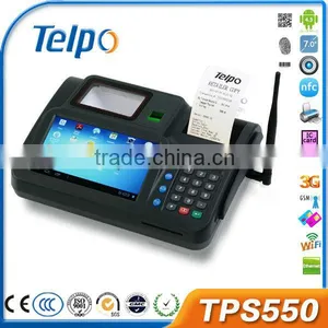 China TPS550 With Camera, 1D/2D Barcode Scanner, Finger Printer Wcdma/wifi/etherent Nfc Programmable Android Eft Pos Machine thumbnail-1
