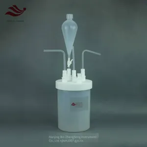 6l Multi-necked Reaction Flask With Flat Bottom Made of High-purity Transparent Pfa, Corrosion-resistant to Fluoride and Free of Dissolution Pollution thumbnail-2