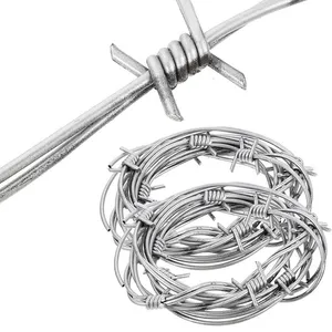 Hot Dipped Galvanized Barbed Wire Price Per Roll thumbnail-4