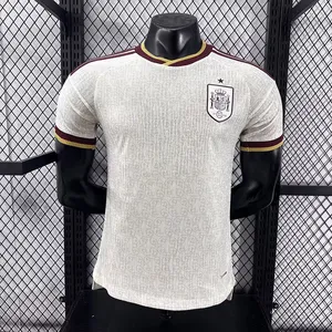 2627 Spain Away Team World Cup Jersey Player Version Sports Short Sleeve Football ShirtPlayer Version Jersey thumbnail-1