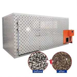 Heat Pump Spent Grain Drying Machine for Poultry Feed Leather Molasses Egg Tray Palm Kernel Black Soldier Fly Larvae Dryer EPC thumbnail-1