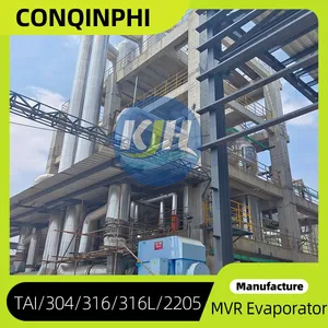 MVR Mother Liquor Evaporator 316L Stainless Steel IP65 Waterproof Control Panel for Harsh Environment thumbnail-1