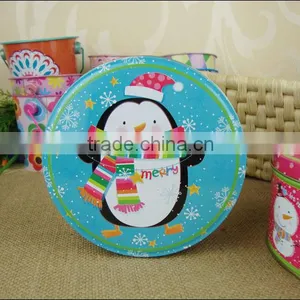 Round Metal Gift Tin Box thumbnail-3
