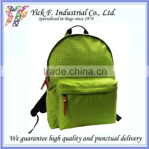 High Quality Ripstop Green Polyester Tablet Backpack thumbnail-1
