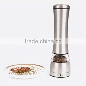 Premium Food Large Capacity Safe Salt Pepper Grinder Set With Battery Operated Electric Quality Choice thumbnail-3