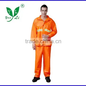 3m Wide Luminous Reflective Workwear Raincoat thumbnail-1
