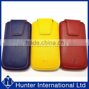 Flip Leather Pull Up Sleeve For Samsung I9600 thumbnail-2