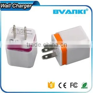 5V 2.1/1A USA Plug AC Travel Dual USB Wall Charger For IPhone 6 5 For IPad For Samsung Galaxy S6 S5 S4 Mobile Phones Adapter Quality Choice thumbnail-2