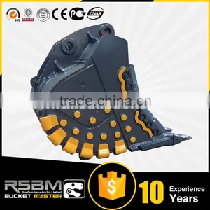 High Quality Wear Assistance HARDOX500 NM400 Excavator Bucket for 1-80t Excavator thumbnail-4