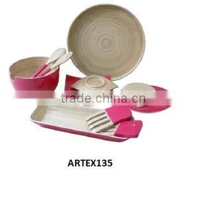 Vietnam Bamboo Lacquer Vase thumbnail-4
