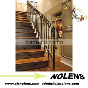 Whloesale Ornamental Wrought Iron Metal Railings/Handrails For Stairs thumbnail-1