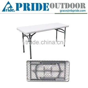 Model Dining Table Easy-handling 4FT Outdoor Sink Table Portable Folding Plastic Table thumbnail-1