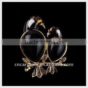 2012 New Design Vintage Diamond Bird Brooch thumbnail-1