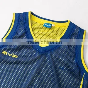 New Design College Team 100 Polyester Mesh Womens Basketball Uniform Design thumbnail-3
