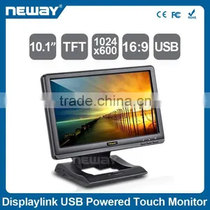 10.1" USB Powered Touch Screen POS Use Low Cost LCD Monitor thumbnail-1