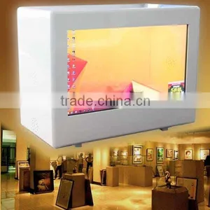 32-inch Energy-saving Front 80% Transparent Indoor Transparent Showcase Lcd Screen thumbnail-1