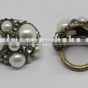 Vinatge Pearl Ring RD5259 thumbnail-1