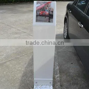 White Color Acrylic Sign Holder, Sign Stand, White Color Acrylic thumbnail-4