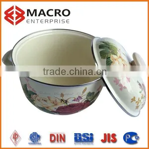 Cast Iron Enameled Sauce Pan/cast Iron Enameled Stewpot thumbnail-1