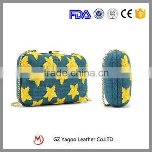 Factory Price Fashion Design Canvas Evening Clutch Bags for Ladies thumbnail-6