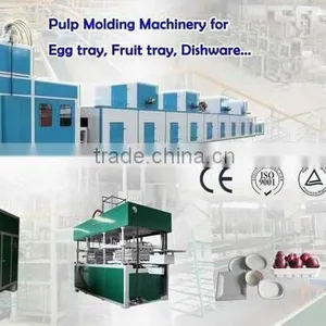 Full Automatic Paper Pulp Moulding Machine/Egg Tray Production Equipment thumbnail-1