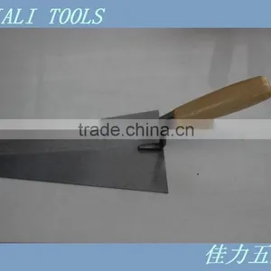 Wooden Hand Trowel /carbon Steel Blade Bricklaying Trowel thumbnail-1