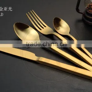 Flatware Set,gold Plated Flatware,gold Flatware thumbnail-1