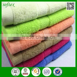 China Supply Best Cotton Colorful Luxury Guest Bath Towels With Dobby Border thumbnail-1