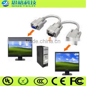 1127 Sigetech av Dual Vga Cable thumbnail-1