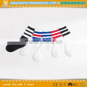 BY-161411 College Retro Style Ladies Athletic Socks; Young Girl Socks Crew Socks Striped Socks thumbnail-3