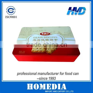 Largre Square Tin Can for Biscuit thumbnail-1
