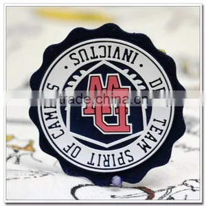 Custom Decorative PVC Badges Fashion Embroidery Silicon 3D thumbnail-3