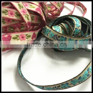 Pink Heart Printed Embroidery Ribbon Manufacturing in Dongguan for Decoration thumbnail-5