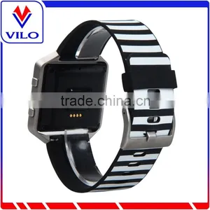 Soft Rubber Wrist Band Watch Strap For Fitbit Blaze, For Fitbit Blaze Silicone Wrist Strap thumbnail-2