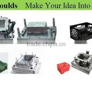 Pofessional Hot Runner Plastic Hdpe Crate Mould Supplier thumbnail-1