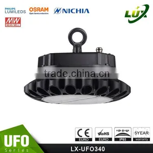 UFO High Bay Light Nichia Chips, 100-140lm/W, Meanwell Driver, Motion Control, 2016 New CE Rohs Approved 100W LED Commercial Li Quality Choice thumbnail-1