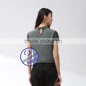 Custom Plain Women Polo t Shirt Manufactures China thumbnail-3