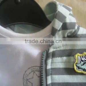 Spring Child Jacket Tshirt and Pants Sets Strpe Casual Sport Set With Hood 3pcs Clothing Set Baby Clothes Set thumbnail-2