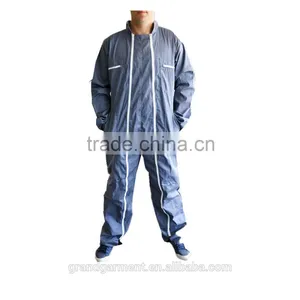 Cheap Wholesale Two Zippers Protective Working Coverall thumbnail-1