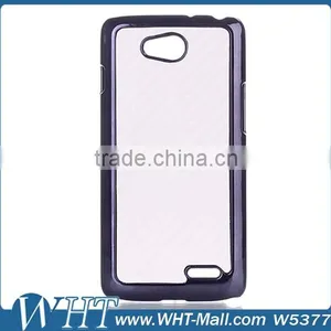 Hight Quality Products Carbon Fiber Skin Leather Chrome PC Case Cover for LG L90 Cell Phone Cases Wholesale thumbnail-1