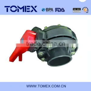 Factroy 10 Inch Pvc Butterfly Valve in Pipe System thumbnail-4