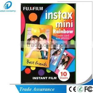 Fuji Fujifilm Instax Mini Rainbow 10 Films 7 7s 8 20 25 Polaroid thumbnail-5