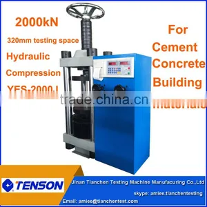 Low Cost 200Ton Compression Strength Testing Machine for Concrete Hydraulic Compression Digital Display thumbnail-1