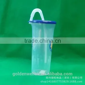 Square Plastic Water Bottle thumbnail-1