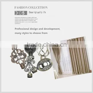 New Design Curtain Rod, Embossed Iron Curtian Pipes 28 mm thumbnail-5