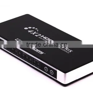 Hdmi Matrix 4 Input 2 Output With Optical Rca Audio thumbnail-3