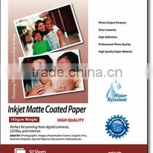180g Inkjet Matte Coated Photo Paper& Inkjet Paper (high Quality With Low Price) thumbnail-1