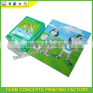 12pcs Custom Kids Mini Jigsaw Puzzle Games thumbnail-3