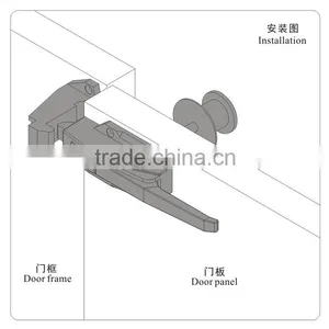 China Top Selling SK1-1178 Cold Room Used Refrigerator Door Lock Handle Quality Choice thumbnail-4